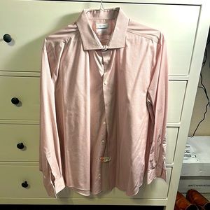 NWOT 18 in neck Calvin Klein button down
